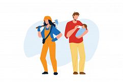 Gender Equality Relationship Man And Woman Vector Product Image 1
