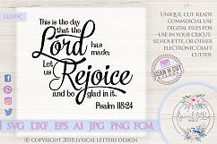 This is the Day the Lord Has Made Psalm 118 SVG DXF LL009C Product Image 1