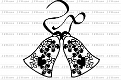 Floral Bells SVG Cut Product Image 2