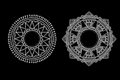 Hand drawn Love Mandalas Product Image 8