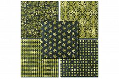 Gold Foil Chalkboard Digital Paper Product Image 3