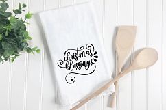 Christmas SVG Cut File - Christmas Blessings SVG DXF PNG EPS Product Image 3