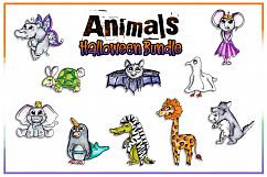 Clipart, Sublimation, Funny Animal,Halloween, Fall Season Product Image 2