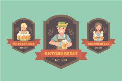 Oktoberfest beer festival characters Product Image 3