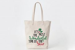 Its the Most Wonderful Time of the Year SVG Cut File - DXF Product Image 8