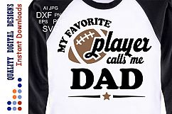 Football Dad Shirt SVG Football decor Sports SVG Product Image 1