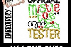 Official Mistletoe Tester- Christmas Embr Product Image 2
