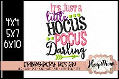 It's Just A Little Hocus Pocus Darling - Halloween Embroi Product Image 1