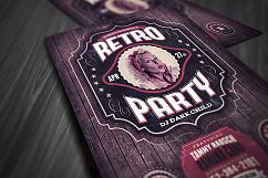 Retro Party Flyer Template Product Image 3