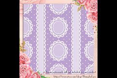 100 Seamless Shabby Chic Lace Digital Papers Product Image 2