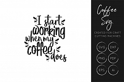 Life is too short for bad coffee SVG Cut File / DXF / PNG Product Image 9