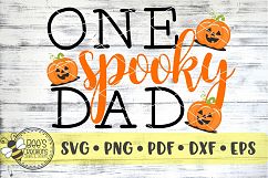 One Spooky Dad SVG Product Image 1