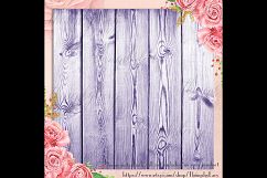 42 Ultra Violet Wood Texture Digital Papers, Barn Wood Paper Product Image 2