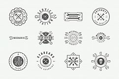 Mechanic and Car Repair Emblems Bundle Product Image 11