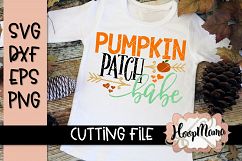 Pumpkin Patch Babe - Thanksgiving SVG Cu Product Image 1