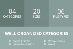 166 Fashion Filled Round Corner Icons Product Image 3