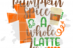 Pumpkin Spice &amp; a whole Latte Jesus SVG Product Image 2