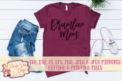 Drumline Mom SVG, DXF, AI, EPS, PNG, JPEG Product Image 1