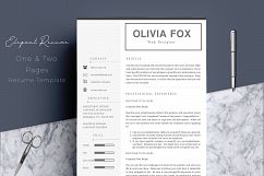Clean Resume Template 4 Pages Product Image 1