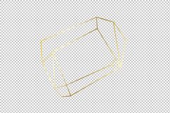 Vector Set of Luxury Golden Crystal Shapes Product Image 5