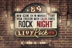 Marquee Front View - Color Fonts Product Image 10