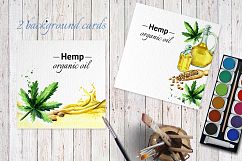 HEMP bundle. Hand painted watercolor Product Image 6