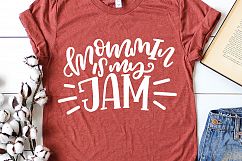 Mommin&#039; Is My Jam SVG DXF, Momlife SVG, #momlife SVG Product Image 2
