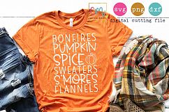 Bonfires Pumpkin Spice Sweaters S&#039;mores Flannels  Product Image 1