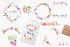 Dreamcatcher Creator Package HUGE Watercolor Floral Boho Set Product Image 8