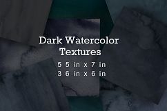 Dark Watercolor Digital Paper /  Textures Product Image 1