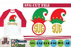 Elf Hat SVG Cut File Product Image 1