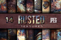 14 Rusted textures set. Product Image 1