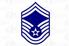 US Air Force enlisted rank insignia collection, US AF vector Product Image 13