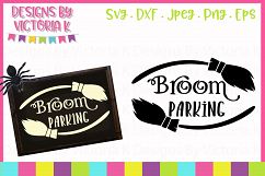 Broom Parking, Halloween, SVG, DXF, PNG Product Image 1