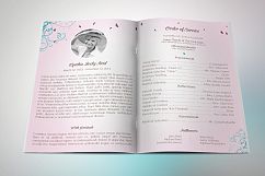 Flourish Funeral Program Template Product Image 2