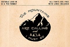 Rustic Logos &amp; Illustrations AI PNG Product Image 5