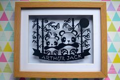 Panda Paper Cut SVG File Product Image 4