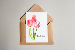 Bonjour! - Watercolor Clip Art Set  Product Image 2