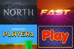 Video Games Text Effects Mockup Product Image 2