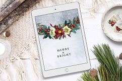 Vintage Christmas watercolor set Product Image 2