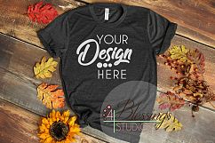 Fall Bella Canvas Mockup Bundle T Shirt Flat Lay 5 Images Product Image 3