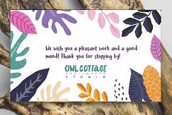 Tropical Cutouts Clipart Set- Vector and Raster . Product Image 8