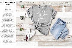 Bella Canvas TShirt Mockup Bundle Beach House Summer Style Product Image 8