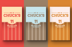 Local Diner Business Card Templates Product Image 5