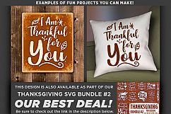 Thankful for You - Thanksgiving Svg Files - 6014 Product Image 2