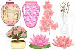 Japan Clipart Set, Asian Illustrations Product Image 6