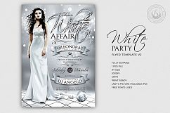 White Party Flyer Template V2 Product Image 2