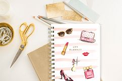 Une Femme Watercolor Clip Art Product Image 3