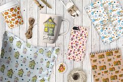 4 Seasons - Watercolor Houses Product Image 11