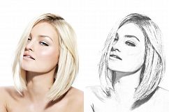 44 Sketch Photoshop Actions Collection (Action for photoshop CS5,CS6,CC) Product Image 4